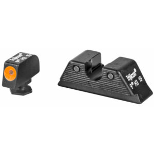 Trijicon | HD Tritium Night Sights | Orange Front Outline | Fits Glock MOS 17/19/26/27/33/34 | GL114-C-601089